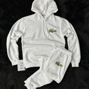 CHANDAL LACOSTE LOGO ALG WHITE